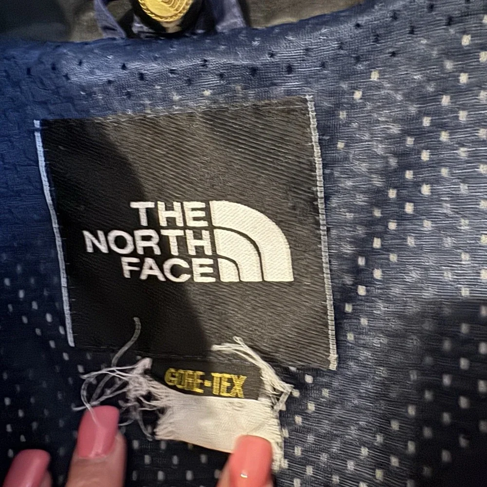 Vtg 1990s The North Face Goretex Navy Blue/Black Rain Jacket - Men's XL READ*‎